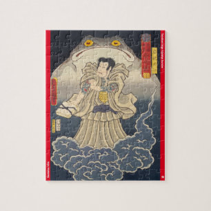 ukiyoe - Gantetsu hōin - japanischer Zauberer - Puzzle