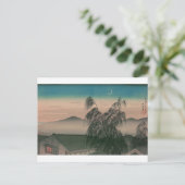 Ukiyoe [Goyo] Abend Mond Postkarte (Stehend Vorderseite)