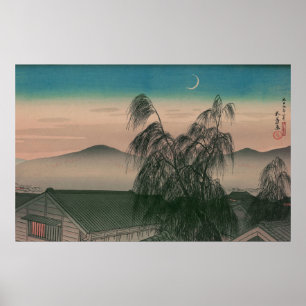 Ukiyoe [Goyo] Abend Mond (XL) Poster