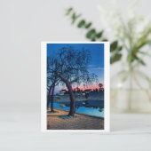 ukiyoe [hasui] A11 Frühlingsabend bei Otemon Postkarte (Stehend Vorderseite)