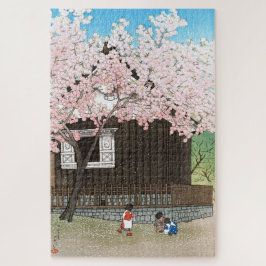 ukiyoe - Hasui - C01 - Atagoyama Hill im Frühjahr  Puzzle