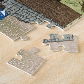 ukiyoe - Hasui - C01 - Atagoyama Hill im Frühjahr  Puzzle (Seite)