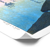 ukiyoe - hasui - C02 - Kiba bei Dusk - Poster (Ecke)