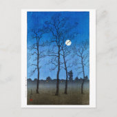 ukiyoe - Hasui - C05 - Felder von Toyam - Postkarte (Vorderseite)