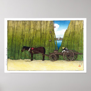 ukiyoe - Hasui - C08 - Am Fluss Sumida Aroun... Poster