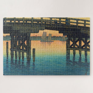 ukiyoe - hasui - C10 - Kaminohashi Bridge .. Puzzle