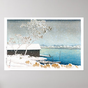 ukiyoe - hasui - C11 - Shirahige im Schnee -  Poster