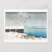 ukiyoe - Hasui - C11 - Shirahige in Snow - Postkarte (Vorderseite)