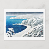 ukiyoe [hasui] C18 Nishimikawazaka auf Sado Island Postkarte (Vorderseite)