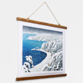 ukiyoe [hasui] C18 Nishimikawazaka auf Sado Island Wandteppich Mit Holzrahmen (Gewinkelt)