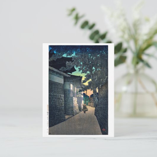 ukiyoe [hasui] C20 Kosho Temple, Himi, Etchu Postkarte (Stehend Vorderseite)