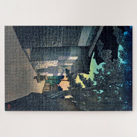 ukiyoe [hasui] C20 Kosho Temple, Himi, Etchu Puzzle (Horizontal)