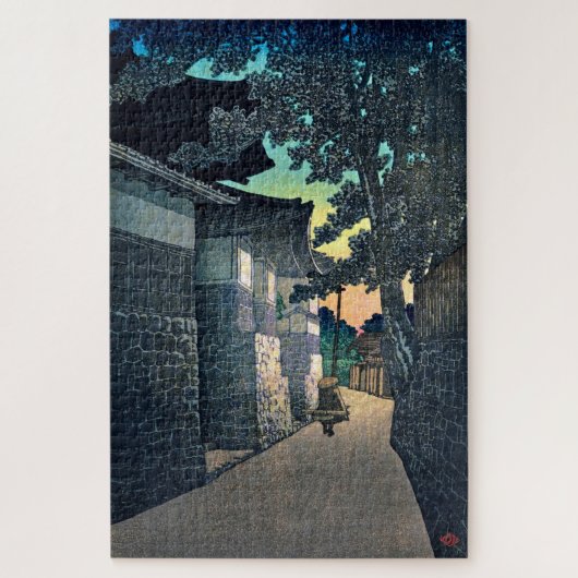 ukiyoe [hasui] C20 Kosho Temple, Himi, Etchu Puzzle (Vertikal)