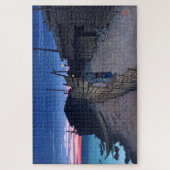 ukiyoe [hasui] C23 Aikawa-machi auf Sado Island Puzzle (Vertikal)