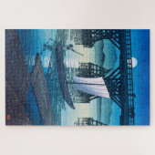 ukiyoe [hasui] C25 Asahi Bridge, Ojiya Puzzle (Horizontal)