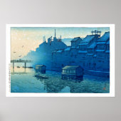 ukiyoe [hasui] C29 Morning at Dotonbori, Osaka Poster (Vorne)