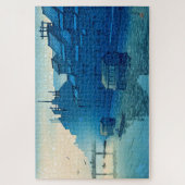 ukiyoe [hasui] C29 Morning at Dotonbori, Osaka Puzzle (Vertikal)