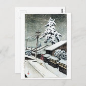 ukiyoe [hasui] C30 Miyazu in der Provinz Tango Postkarte (Vorne/Hinten)