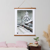 ukiyoe [hasui] C30 Miyazu in der Provinz Tango Wandteppich Mit Holzrahmen (Schlafzimmer)