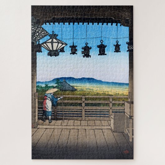 ukiyoe [hasui] C31 Nigatsu Hall, Nara Puzzle (Vertikal)