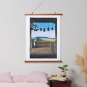 ukiyoe [hasui] C31 Nigatsu Hall, Nara Wandteppich Mit Holzrahmen (Schlafzimmer)