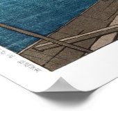 Ukiyoe - Hasui - m02 - Ushibori im Regen - Poster (Ecke)