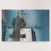 Ukiyoe - Hasui - m02 - Ushibori im Regen -  Puzzle (Horizontal)