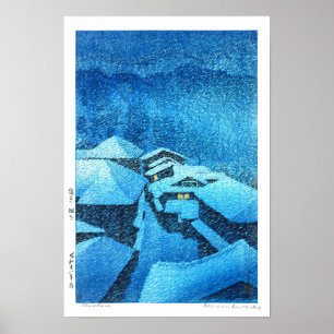 ukiyoe - Hasui - m04 - Hataori Hot Spring - Poster