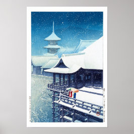 ukiyoe - Hasui - m07 - Frühjahrsschnee - Poster