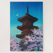 ukiyoe - Hasui - m08 - Frühjahrs-Abend - Puzzle (Vertikal)