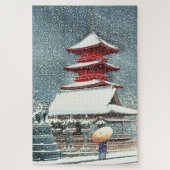ukiyoe - hasui - m10 - Toshogu Shrine, Ueno - Puzzle (Vertikal)