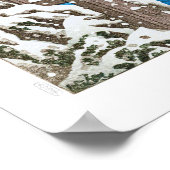 ukiyoe - Hasui - m12 - Schnee an der Shinkyo Bridg Poster (Ecke)