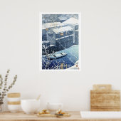 ukiyoe hasui n03 Ochanomizu Poster (Küche)