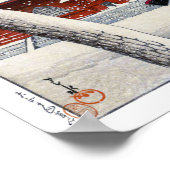 ukiyoe hasui n04 Zōjō-ji Temple in Shiba Poster (Ecke)