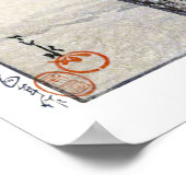 ukiyoe hasui n04 Zōjō-ji Temple in Shiba Poster (Ecke)