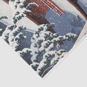ukiyoe hasui n04 Zōjō-ji Temple in Shiba Seidenpapier (Ausschnitt)