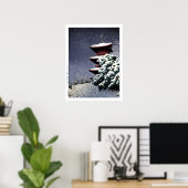 ukiyoe hasui n06 Yasugi Kiyomizu Temple Poster (Heimbüro)