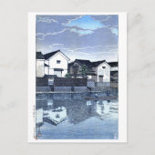 ukiyoe hasui n09 Matsue, Izumo (Cloudy Day) Postkarte (Vorderseite)