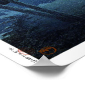 ukiyoe hasui n10 Hinomisaki in Izumo Poster (Ecke)