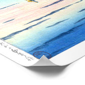 ukiyoe hasui n11 Morning at Mihogaseki in Izumo Poster (Ecke)