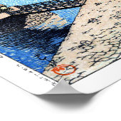 ukiyoe hasui n12 Mihogaseki, Izumo Poster (Ecke)