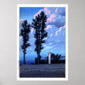 ukiyoe hasui n14 Kanda Myojin Shrine Pjüngsten Poster (Vorne)