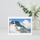 ukiyoe hasui n21 Berg Asahi aus gesehen ... Postkarte (Stehend Vorderseite)