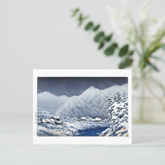 ukiyoe hasui n22 Nakayamashichiri, Hida Postkarte