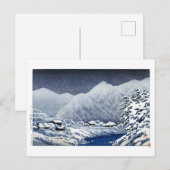 ukiyoe hasui n22 Nakayamashichiri, Hida Postkarte (Vorne/Hinten)