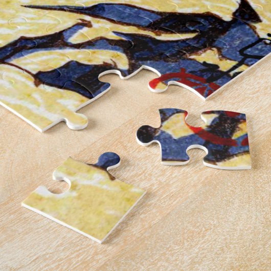 ukiyoe hasui n24 ezame am Kiso River Puzzle (Seite)