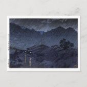 ukiyoe hasui n25 Suhara, Kiso Postkarte (Vorderseite)