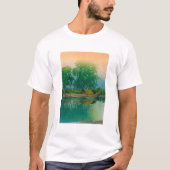 ukiyoe hasui No56 Dawn in Tsuchiura T-Shirt (Vorderseite)