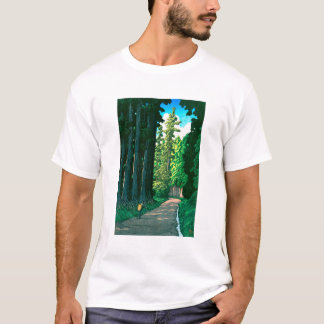 ukiyoe hasui No57 Historic Nikkō Highway T-Shirt