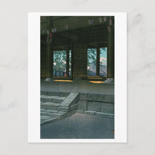 ukiyoe hasui No59 Chion-in in Kyoto Postkarte (Vorderseite)